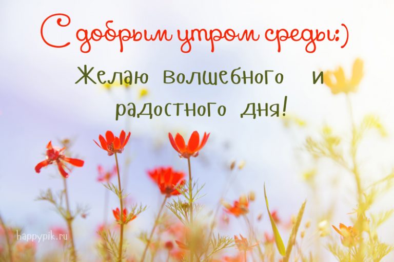 Otkrytki Otkrytki Dobroe Utro Po Dnyam Nedeli