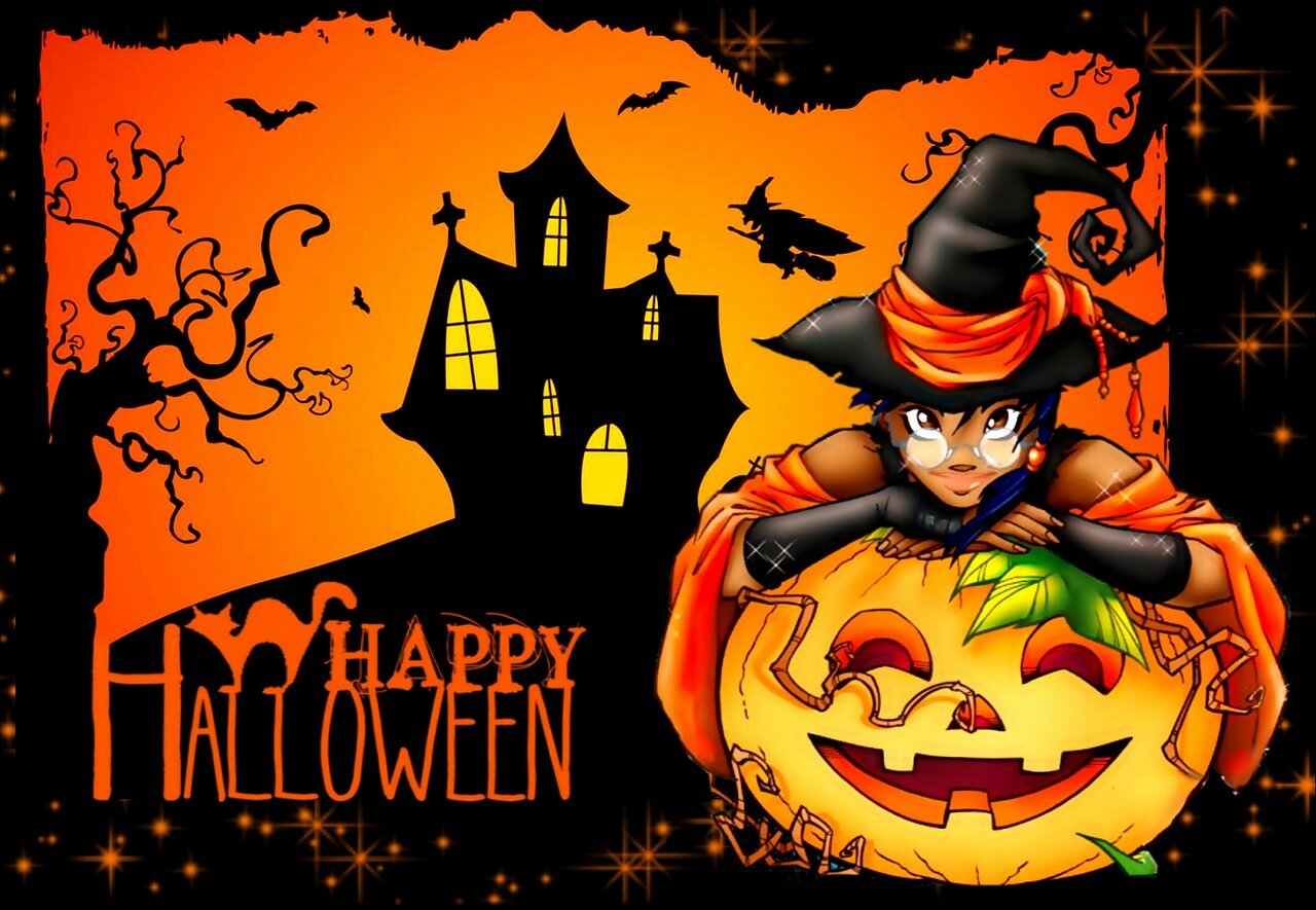 Открытка с праздником хэллоуин , 31 октября , открытка с ведьмочкой. Картинка ,открытка с праздником хэллоуин ,современный международный праздник 31 октября ,на открытке ведьма ,ведьмочка,тыква ,тыквы,открытка на хэллоуин скачать бесплатно