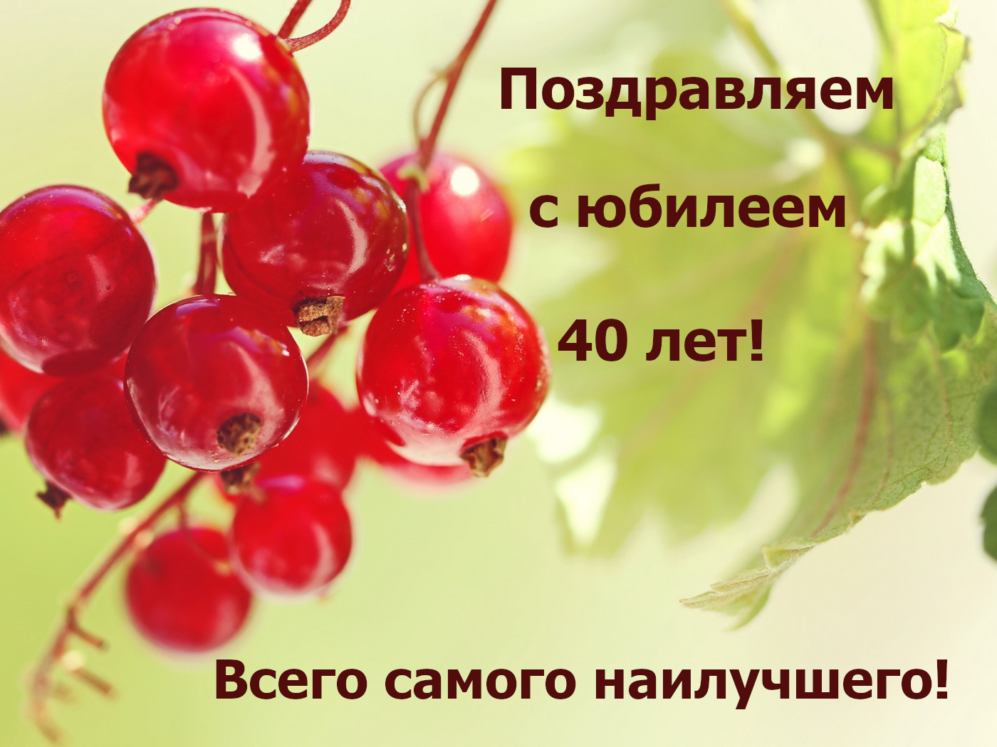 Скоро 40. С днем рождения смородина. С днём рождения Олеся 40 лет. С днём рождения открытка со смородиной. День смородины открытки.